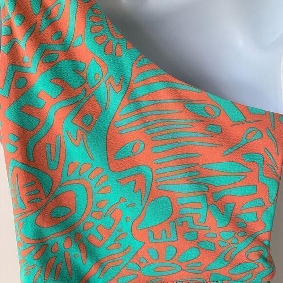 TRACY NEGOSHIAN ROUCHED ONE SHOULDER DRESS - Picture 6 of 8